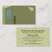 Visitekaartje Windows en Leaves (Voorkant / Achterkant)