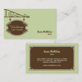 Visitekaartje Winkelteken - Beeldgroen (Voorkant / Achterkant)