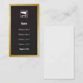 Visitekaartje winkelwagentje (Voorkant / Achterkant)