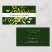 Visitekaartje winterolijven (Voorkant / Achterkant)