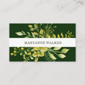 Visitekaartje winterolijven (Voorkant)