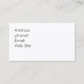 visitekaartje-witte en groene tulp visitekaartje (Achterkant)