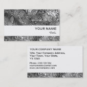 Visitekaartje witte streep, gekleurd (Voorkant / Achterkant)