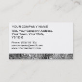 Visitekaartje witte streep, gekleurd (Achterkant)