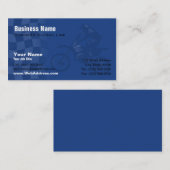 Visitekaartje Yamaha Blue Motocross (Voorkant / Achterkant)