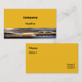 Visitekaartje Yellow Cabs (Voorkant / Achterkant)