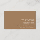 VISITEKAARTJE YOGA-instructeur (Achterkant)