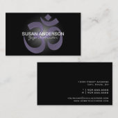 VISITEKAARTJE YOGA-instructeur (Voorkant / Achterkant)