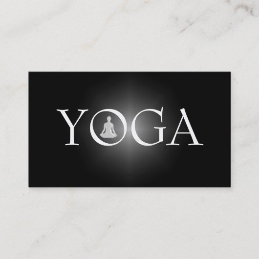 VISITEKAARTJE YOGA-instructeur (Voorkant)