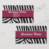 Visitekaartje Zabra (Voorkant / Achterkant)