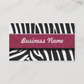 Visitekaartje Zabra (Achterkant)