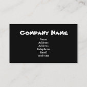 visitekaartje Zebra (Achterkant)