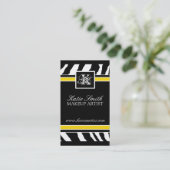 Visitekaartje Zebra Print (Staand voorkant)