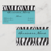 Visitekaartje Zebra Print (Voorkant / Achterkant)