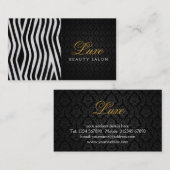 Visitekaartje Zebra Print (Voorkant / Achterkant)