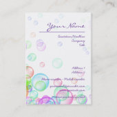 Visitekaartje zeepbellen (Voorkant)