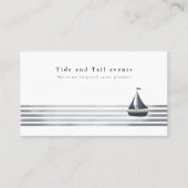 visitekaartje zeilboot (Voorkant)