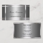 Visitekaartje Zilver Abstract (Voorkant / Achterkant)