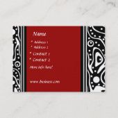 Visitekaartje Zizzago Australian Trail Rood (Achterkant)