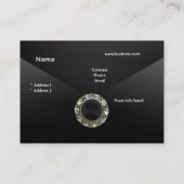 Visitekaartje Zizzago Black Silk Diamond Jewel (Achterkant)