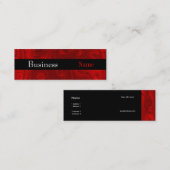 Visitekaartje Zizzago Rich Red Silk (Voorkant / Achterkant)