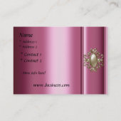 Visitekaartje Zizzago Silk Pink Pearl Jewel (Achterkant)