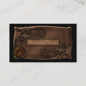 Visitekaartje Zizzago Steampunk Design (Voorkant)