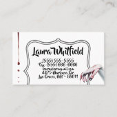 visitekaartje zombie druppel vampier Gothic (Voorkant)