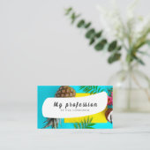 Visitekaartje zomerananas (Staand voorkant)