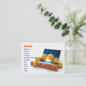 Visitekaartje zonne-energie (Staand voorkant)