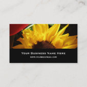  Visitekaartje zonnebloem (Achterkant)