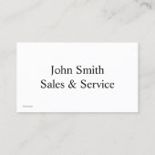 Visitekaartje zonnepanelen (Achterkant)