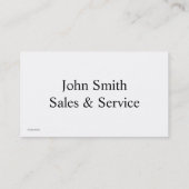 Visitekaartje zonnepanelen (Achterkant)