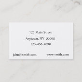 Visitekaartje zonnepanelen (Achterkant)