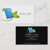 Visitekaartje zonnepanelpictogram (Voorkant / Achterkant)