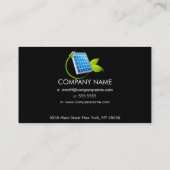 Visitekaartje zonnepanelpictogram (Achterkant)