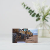 Visitekaartje zware apparatuur (Staand voorkant)