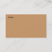 Visitekaartje zware apparatuur (Achterkant)