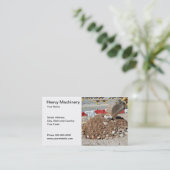Visitekaartje zware machines (Staand voorkant)