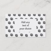 Visitekaartje zwarte verfprinters (Achterkant)