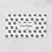 Visitekaartje zwarte verfprinters (Voorkant)