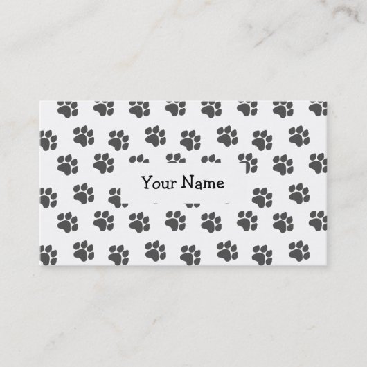 Visitekaartje zwarte verfprinters (Voorkant)