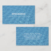 Visitekaartje zwembad (Voorkant / Achterkant)