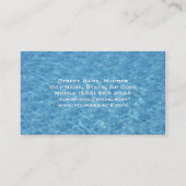 Visitekaartje zwembad (Achterkant)