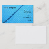 visitekaartje "zwembad" (Voorkant / Achterkant)