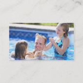 Visitekaartje zwembaden (Achterkant)