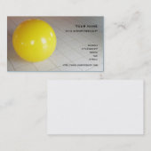 visitekaartje "Zwitserse bal" (Voorkant / Achterkant)