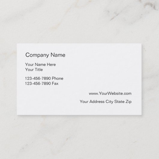 Visitekaartjes (Achterkant)