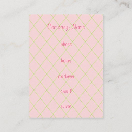 Visitekaartjes (Achterkant)