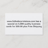 Visitekaartjes (Voorkant)